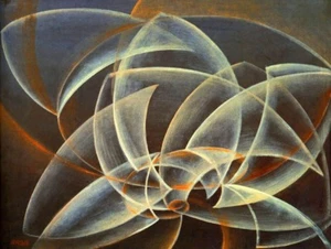 Giacomo Balla Vortex : Futurist Art Print : 1914 Abstract Movement Decor - Picture 1 of 1