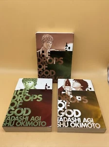 Set Of 3 The Drops of God Volumes 1 2 4 Eng - Foto 1 di 7