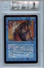 MTG Beta Power Leak BGS 9.0 (9) Mint Magic Card Amricons 6279