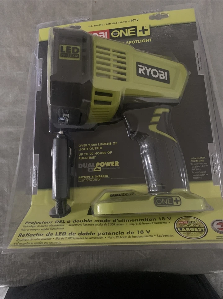18v dual power ryobi spotlight  - Image 1 of 1
