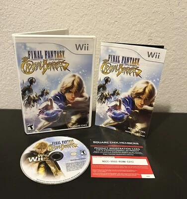 Final Fantasy Crystal Chronicles Crystal Bearers Nintendo Wii CIB Ships NEXT Day - Image 1 of 3