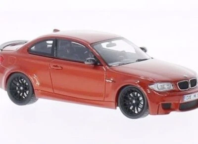 1/43 Minichamps BMW 1 Serie M Coupe E82 2011 Orange Metallic w/ Box From Japan - Image 1 of 2