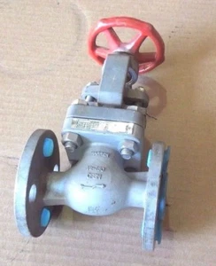 GLOBE VALVE 1/2" 150 RF FLANGED 316 STAINLESS STEEL WARREN 2156  <247WH - Picture 1 of 1