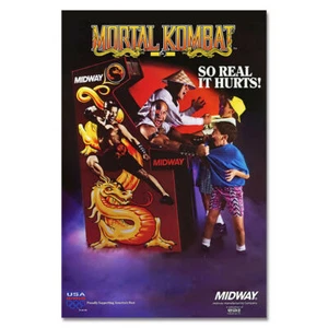 280397 Mortal Kombat So Real it Hurts Cloth PRINT POSTER - Picture 1 of 7