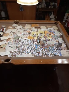 Huge Stamp Lot Collectors Treasure Hunt All Types Of USA & World Stamps & Book - Picture 1 of 24