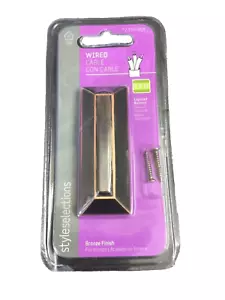 Oil Rubbed Bronze Doorbell Button LED Lighted Style Selections #2369368 NEW - Picture 1 of 3