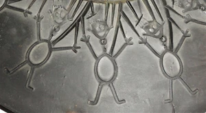 Vintage 12” Rubber Spin Casting Mold Boy Stick Figure © EH Earrings Pendants  - Picture 1 of 12