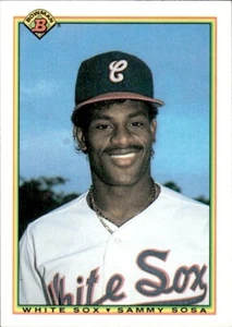 1990 Bowman - #312 Sammy Sosa (RC) - SET BREAK NM Rookie - White Sox - Picture 1 of 3