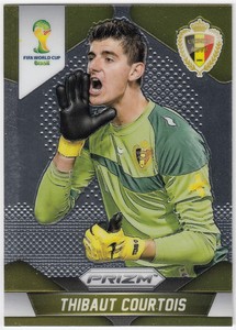 2014 Panini Prizm FIFA World Cup Base THIBAUT COURTOIS 18 Belgium Real Madrid FC