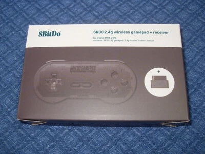 8Bitdo SN30 Wireless Controller für Nintendo SNES - Super Famicom - Analogue - 1 - Bild 1 von 2