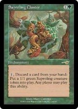 Saproling Cluster NM MTG Nemesis NE Magic Gathering 2B3