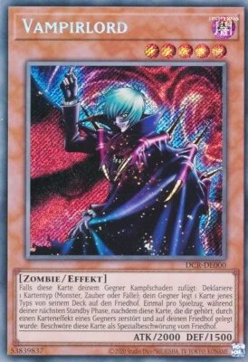 Vampirlord - DCR-DE000 - Secret Rare - deutsch - YU-GI-OH - Near Mint - 25th - Bild 1 von 3