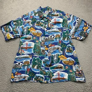 Reyn Spooner Hawaiihemd Herren Large San Francisco Silicon Valley Golden Gate - Bild 1 von 12