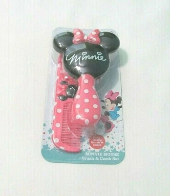 NEW SAFETY 1ST DISNEY MINNIE MOUSE EASY-GRASP BRUSH & COMB SET - Image 1 of 4