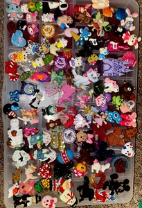 25 Pcs Mixed Lot Flatback Resin Cabochon Hair Bow Center /DIY Supplies. - Picture 1 of 3