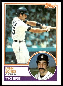 1983 Topps Lynn Jones Detroit Tigers #483