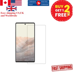 TEMPERED GLASS SCREEN PROTECTOR FOR GOOGLE PIXEL  1/2 /3/4/5/6a /6 /7a / 7/8 PRO - Picture 1 of 20