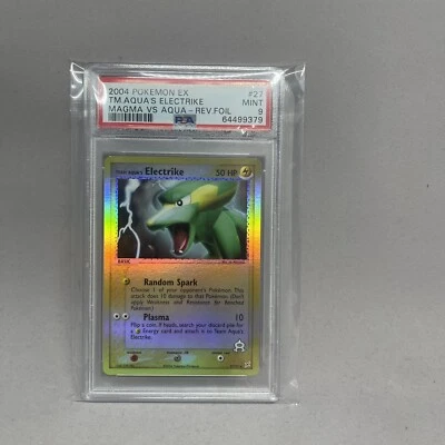 Pokemon - 2004 EX Team Magma Vs. Team Aqua - Electrike Reverse Holo 24/95 PSA 9 - Image 1 of 4