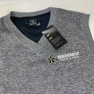 Nike Vanderbilt Track & Field Nike Dri Fit Sweater Weste Gr. XL grau Swoosh RAR - Bild 1 von 10