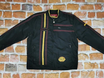 Chevignon Biker Vintage Jacket Motor 57 Roadmaster Black Bordeaux Size L Tip Top - Image 1 of 4