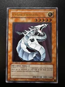 Cyber Dragon CRV-EN015 Ultimate Raro 1ª Edición EURO Juego Ligero + Yugioh - Imagen 1 de 3