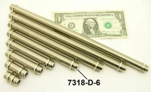 N Female to N Female 6" Bulkhead Mount Adapter (6 Inch Barrel) - Picture 1 of 1