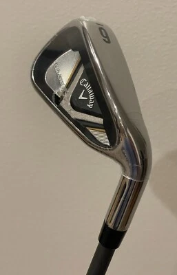 New-Callaway Edge 6 Iron Edge 75 R Flex Graphite Shaft Callaway Rubber Grip - Image 1 of 4