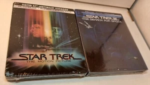 Star Trek 1 + 3 4K Steelbooks -Brand NEW (Sealed)- Box Shipping with Tracking - Picture 1 of 8