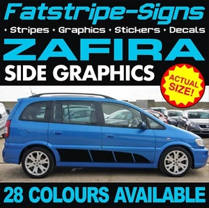 to fit VAUXHALL ZAFIRA GRAPHICS STICKERS STRIPES DECALS VXR OPEL GSI TURBO 1.6 - Picture 1 of 2