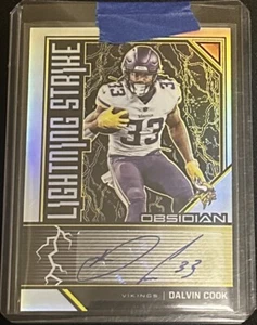 Dalvin Cook - 2019 Panini Obsidian Auto with Jersey number - 6/10 - FUTURE HOF - Bild 1 von 6