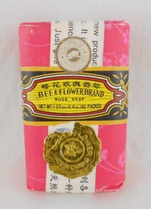 Bee & Flower Brand Rose Luxury Bath Bar Scented Soap 4.4 oz New - Picture 1 of 6
