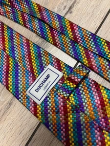 Corbata de seda multicolor Duchamp London - Imagen 1 de 9