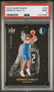 2023-24 Court Kings Dereck Lively II Level III 3 Rookie RC #160 Mavericks - Bild 1 von 2