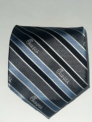 Chick Fil A Silk Tie Blue Striped 60”L - Image 1 of 4