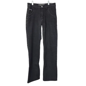 Ducati Motorcycle Pants Textile Gray Plaid Jeans Fleece Lined Size 29X32 - Picture 1 of 16