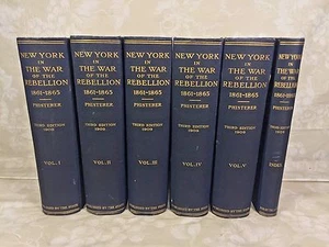 New York in the War of the Rebellion 1861 to 1865 3rd Edition 5 Volumes Plus Ind - Picture 1 of 12