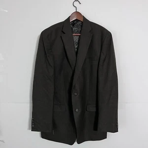 Lauren Ralph Lauren Mens Jacket Blazer Coat Size 44L Brown Rayon Blend - Picture 1 of 9