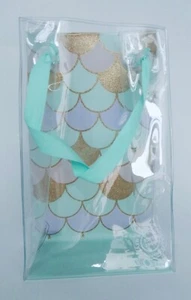 BOLSA DE REGALO COSMÉTICA MAQUILLAJE RESISTENTE A LA INTEMPERIE BAÑO Y CUERPO TRABAJO TRANSPARENTE CON ESCALA DE PESCADO - Imagen 1 de 4