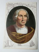 Christopher Columbus Art Supplement 9.25" x 13.75" New York Recorder Oct 9 1892 