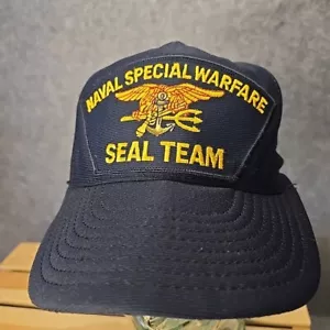 Cappello snapback vintage Naval Special Warfare Seal Team US Navy berretto USA militare - Foto 1 di 13