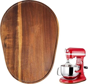 Acacia Wood Mixer Slider Mat for Kitchen Aid 5-8 Qt Tilt-Head Stand Mixer Kit... - Picture 1 of 7
