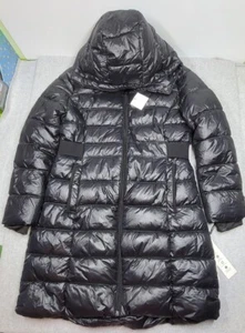 New Calvin Klein Jacket Womens Medium Full Zip Sorona Aura Puffer Hoodie Coat - Picture 1 of 9