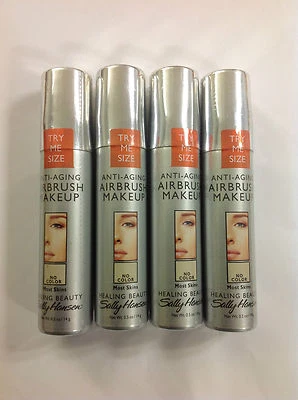 Base de maquillaje con aerógrafo Sally Hansen tamaño de prueba 4 X (SIN COLOR) la mayoría de las pieles. Foto 1 de 4