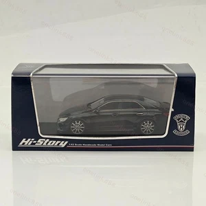 Hi-Story 1/43 Toyota MARK X 350S 2012 HS070SP2 Black Resin Model Car Used - Picture 1 of 8