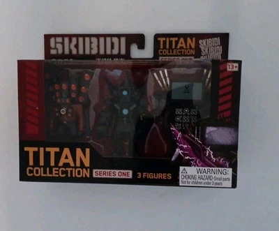 Skibidi 厕所 Titan 系列 1 3 件套全新带盒 — 第 1/3 张图片