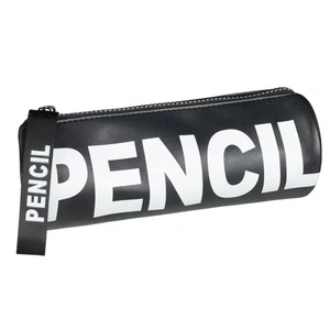 Astuccio portamatite slogan PENTICIL ideale per ragazzi e ragazze che tornano a scuola - Nero - Foto 1 di 7