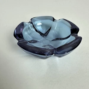 Vintage Alexandrite Purple Neodymium Crystal Cristal D’Arques Ashtray - Picture 1 of 10