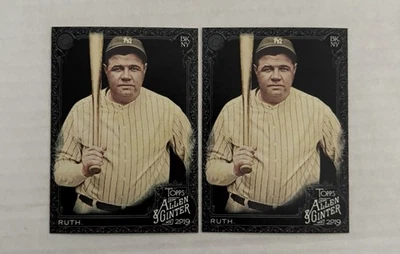 2019 Topps Allen Ginter X Babe Ruth #3 Yankees Lot 2 - Image 1 of 2