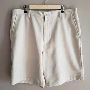 Chaps Golf 78 Shorts Mens 36 Khaki Chino Flat Front Lightweight Walking - Picture 1 of 17