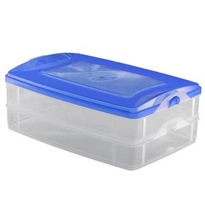 ENGELLAND 2-tlg. Frischhaltedose Behälter Aufbewahrungsbox 2 x 1,2 L Blau - Bild 1 von 4